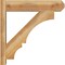 Ekena Millwork Balboa Rough Sawn Craftsman Outlooker, Western Red Cedar, 6"W x 24"D x 24"H OUT06X24X24BOA04RWR - alternate 3